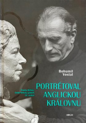 Cover of the book 'Bohumil Vostal', showing an older man working on a clay portrait bust.